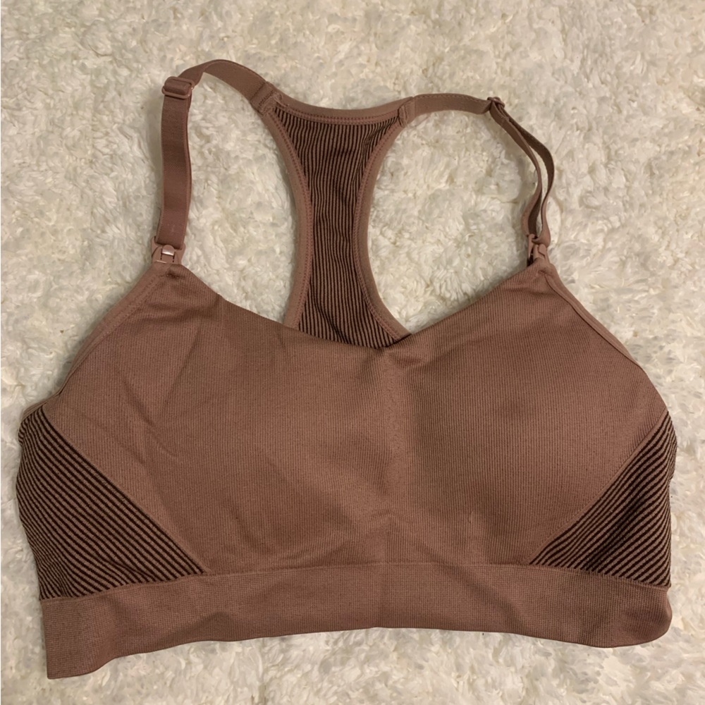 Nursing sports bra
